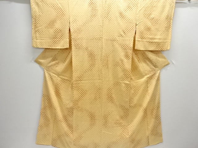 JAPANESE KIMONO / KOMON / SILK / ABSTRACT PATTERN